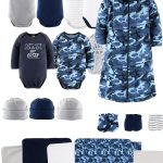 Baby Boy Layette Set 100% Cotton Newborn Clothes-0