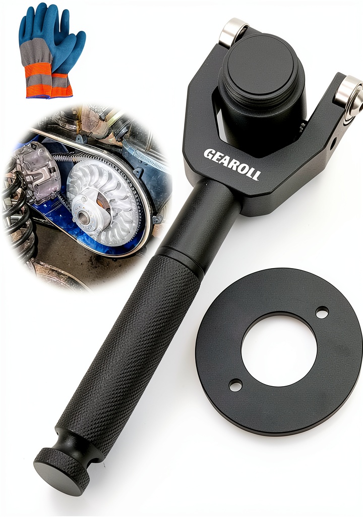 Can-Am belt tool in action