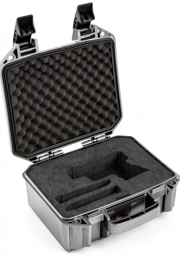 Pelican Pistol Case Grey V300 Rugged Hard Case-1