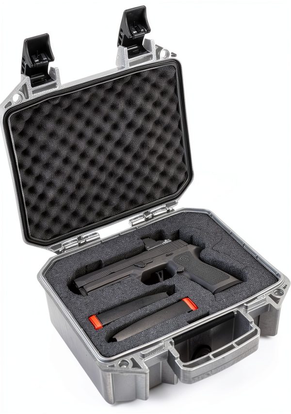 Pelican Pistol Case Grey V300 Rugged Hard Case-2