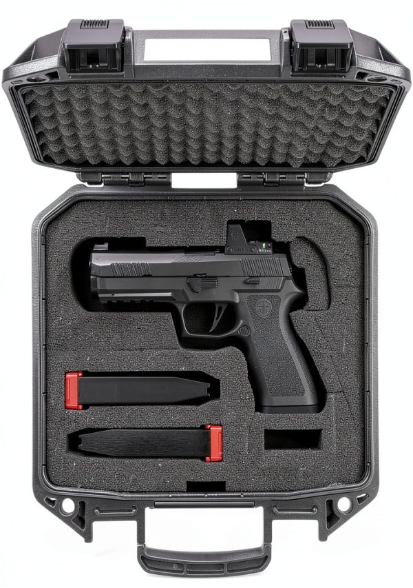Pelican Pistol Case Grey V300 Rugged Hard Case-3