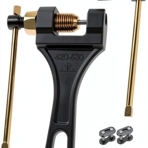 RZEOZU Motorcycle Chain Breaker Tool RO-420-01CLQ Heavy Duty Steel-0