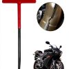 Exhaust Spring Hook bylikeho T Shaped Metal Rubber Tool 6.3 x 3.15 in-2
