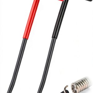 Exhaust Spring Puller 2 PCS - ecocstm T-Shaped Handle, Red & Black-0